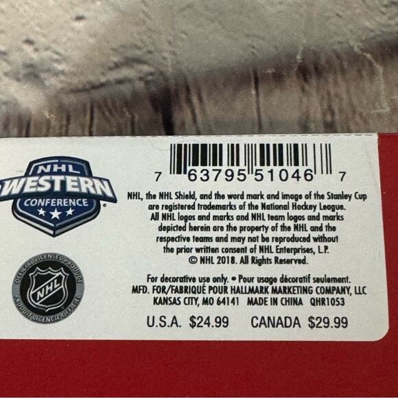 2018 Western Conference Champions Vegas Golden Knights Hallmark Ornament - Picture 2 of 4